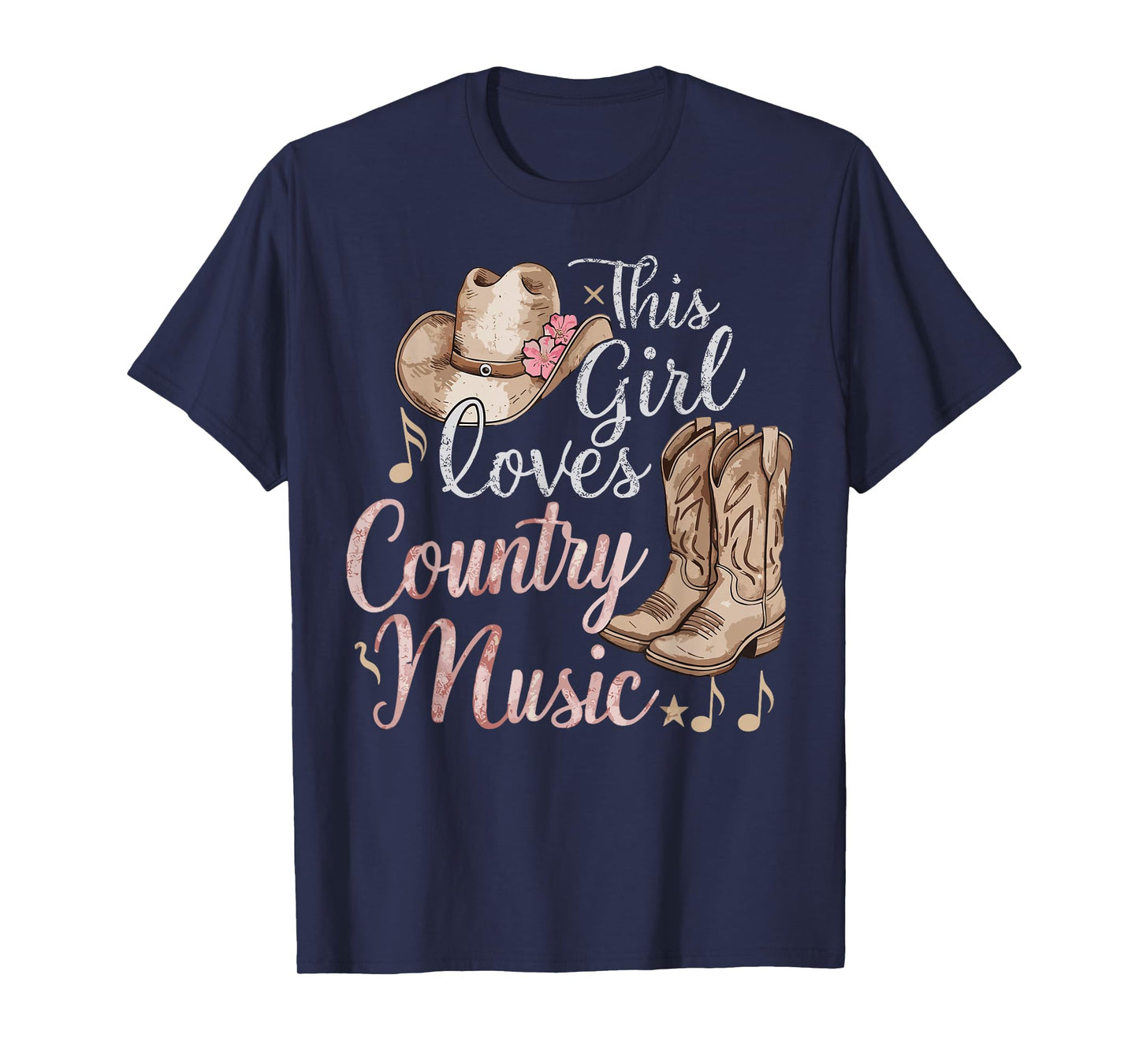 This Girl Loves Country Music T-Shirt