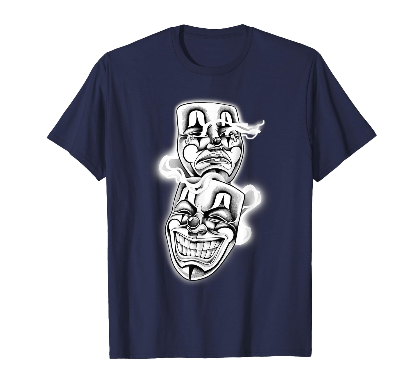 Laugh Now Cry Later Chicano Tattoo Flash T-Shirt