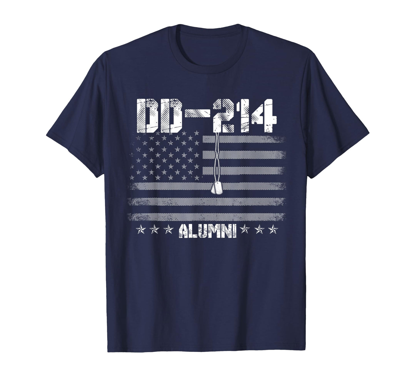 Patriotic DD-214 Alumni T-Shirt Military Veteran T-Shirt