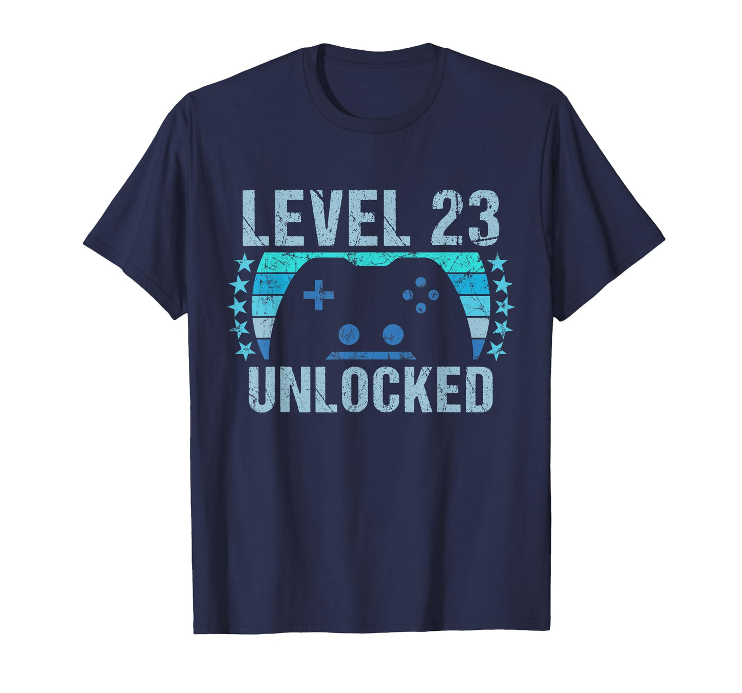 Gaming Vintage 23rd Birthday Gift 23 Year Old Boy Girl Gamer T-Shirt
