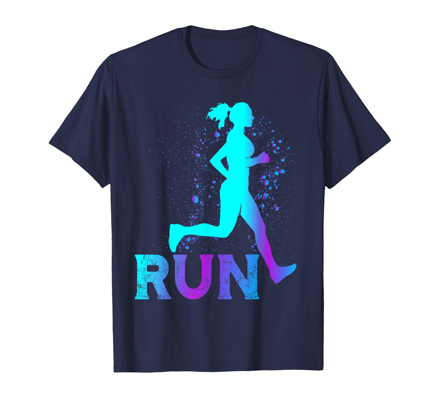 Running Runner Girls Cross Country Track Marathon T-Shirt