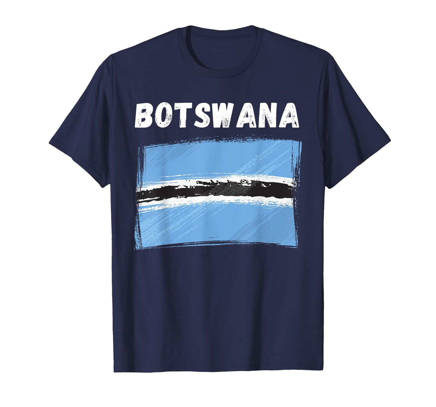 Botswana Flag Vintage Grunge Batswana Flag Botswana Souvenir T-Shirt