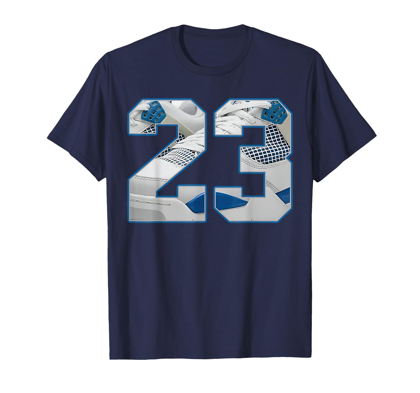Number 23 Military Blue 4s Matching Tee For Men Women T-Shirt