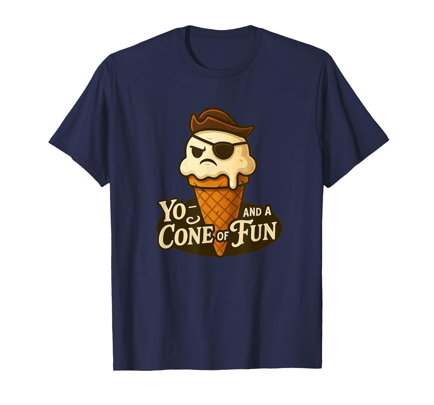 Cool Pirate Ice Cream with Pirate Speech Costume T-Shirt