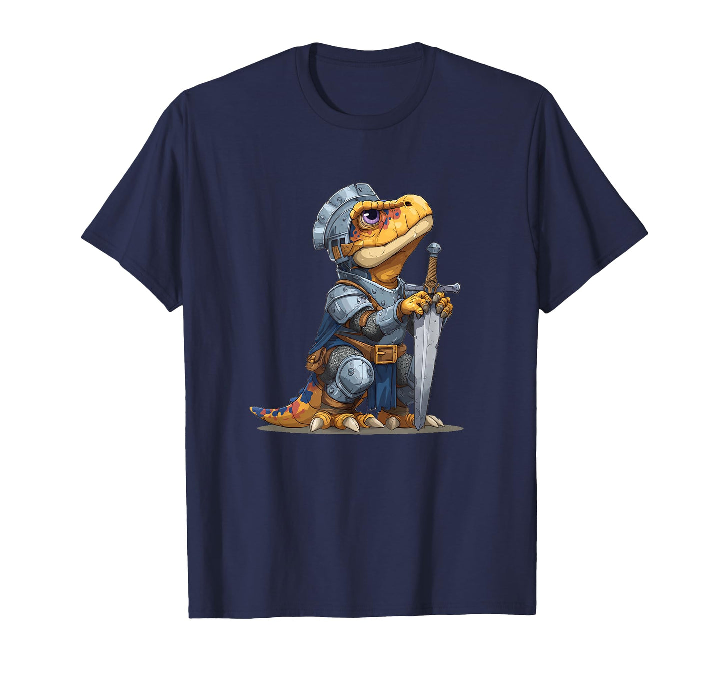 Amazing Medieval Knight Dinosaur Costume for Boys and Girls T-Shirt