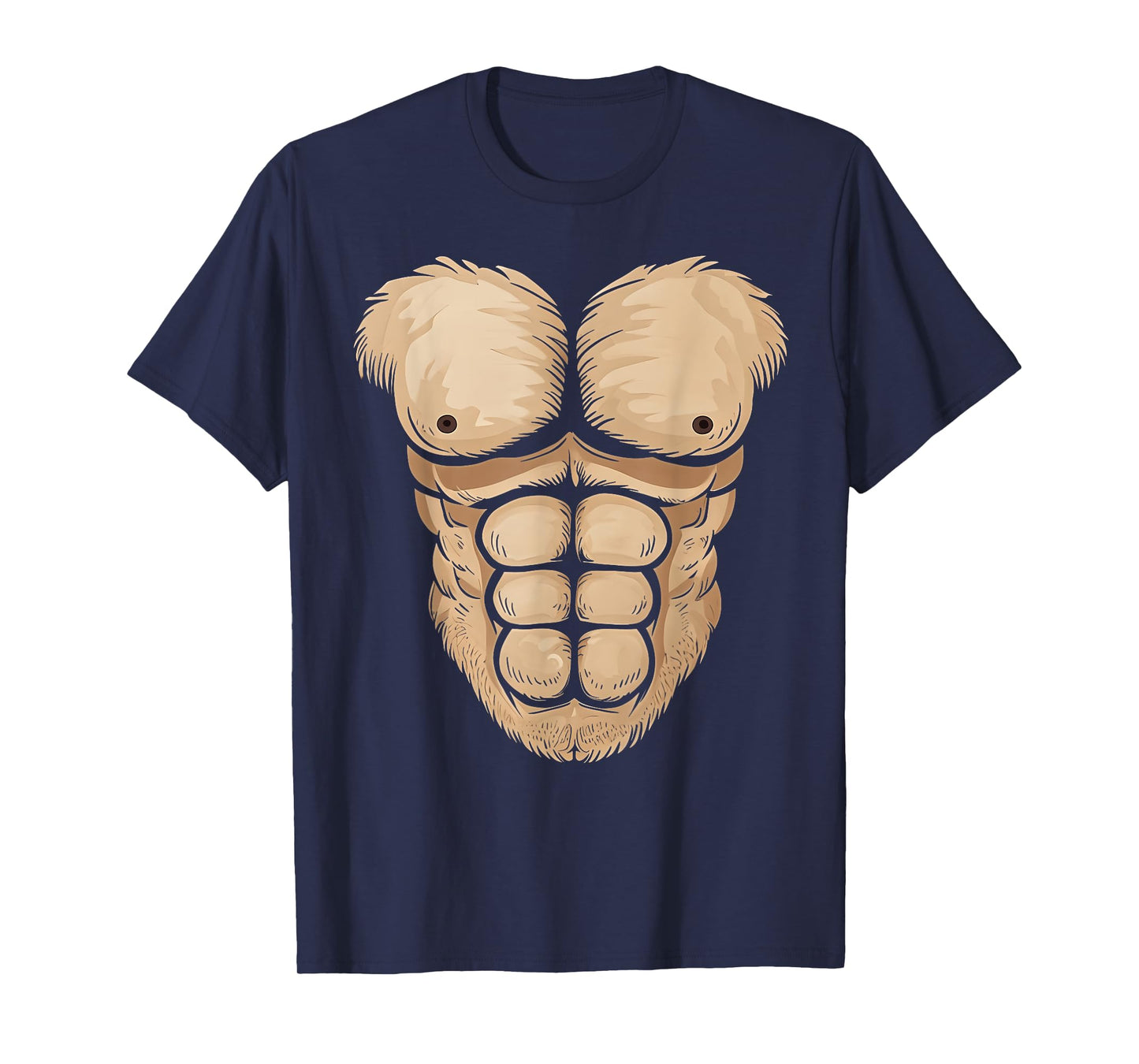 Halloween Gorilla Monkey Belly Chest Costume Men Boy Kid T-Shirt