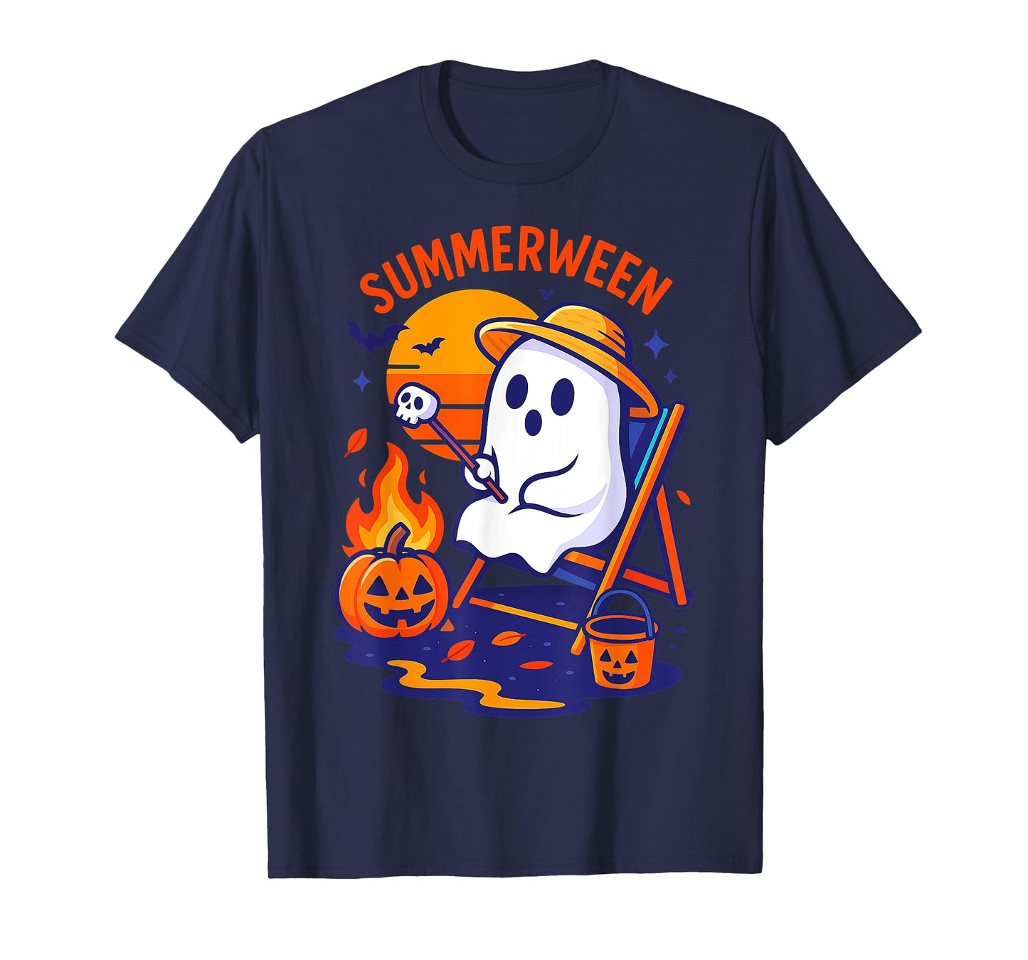 Halloween Summer Ween Funny Boo Vacation Float Costume T-Shirt