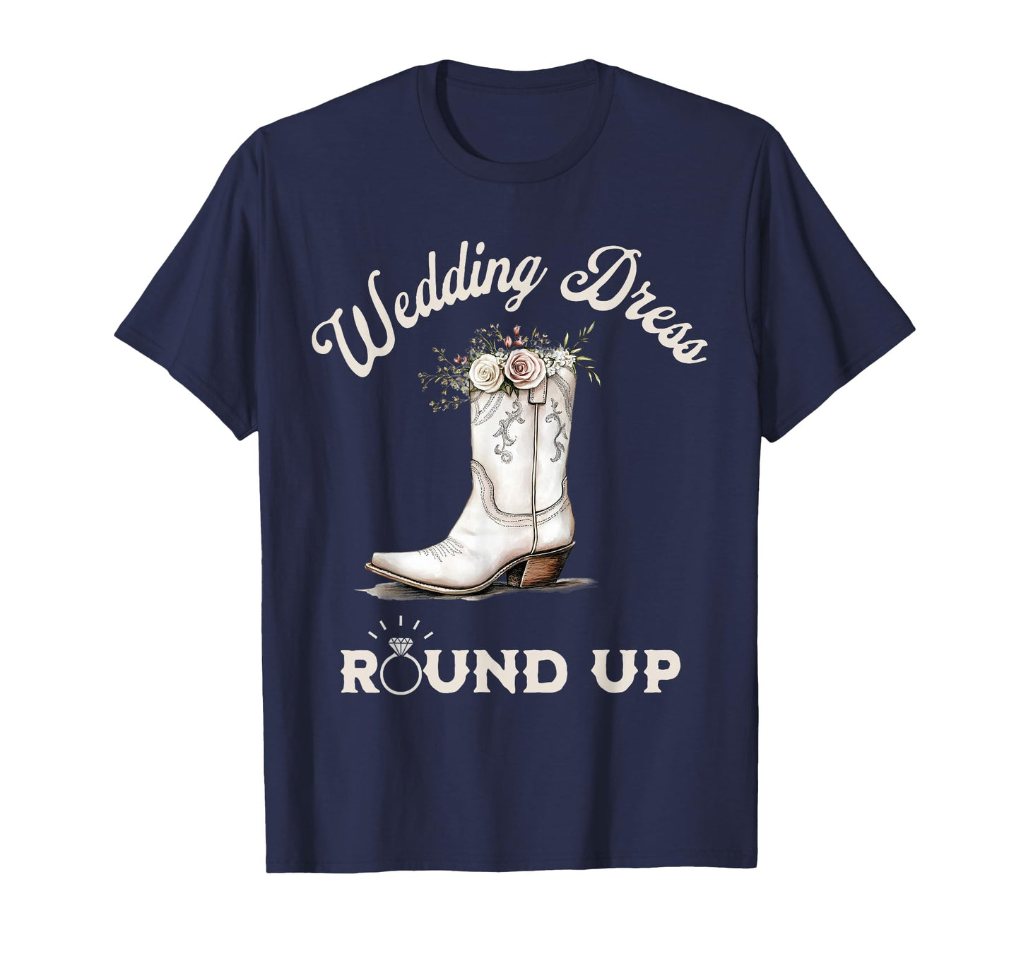 Country Western Wedding Dress Shopping Shirt Bridal Party T-Shirt