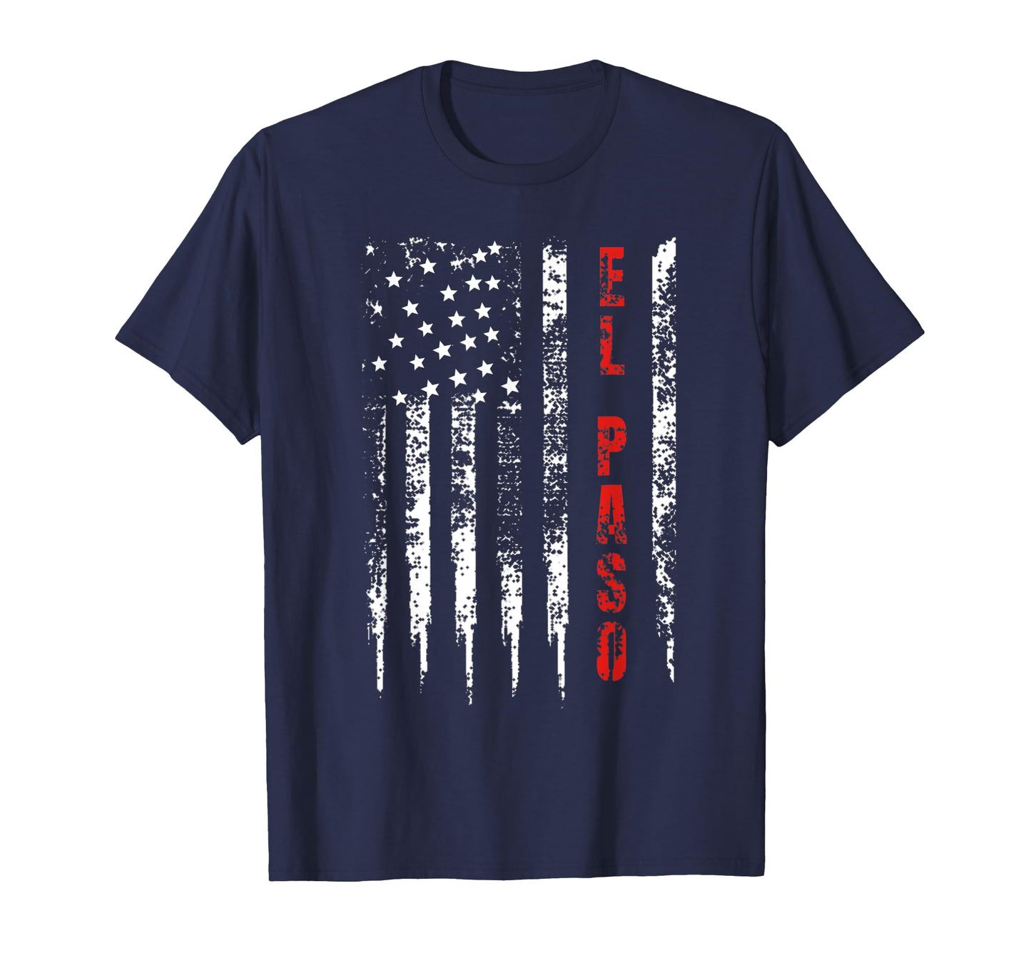 Red Line Firefighter El Paso T-Shirt Distressed Gift