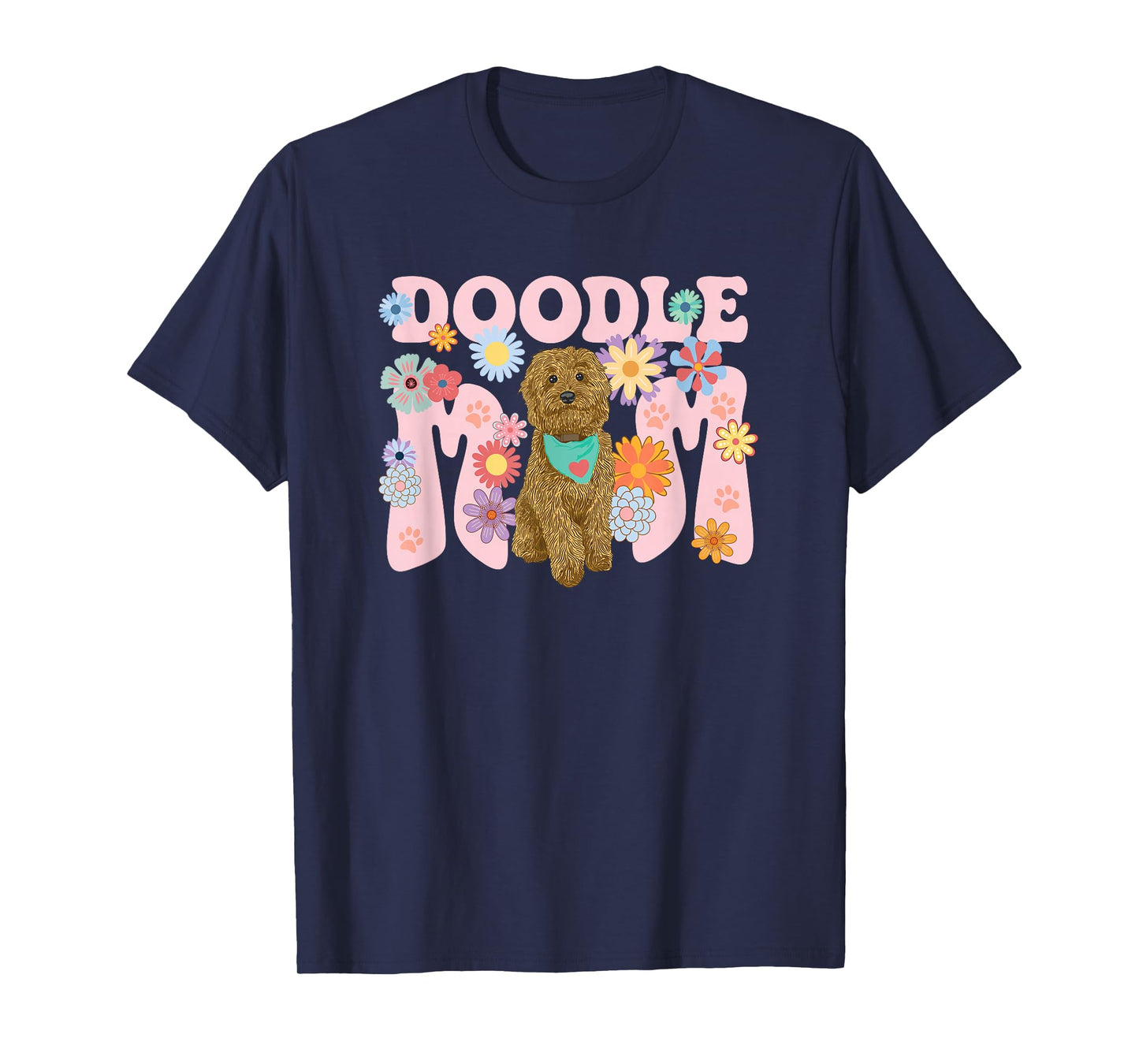 Cute Goldendoodle Doodle Dog Mom Design Women T-Shirt