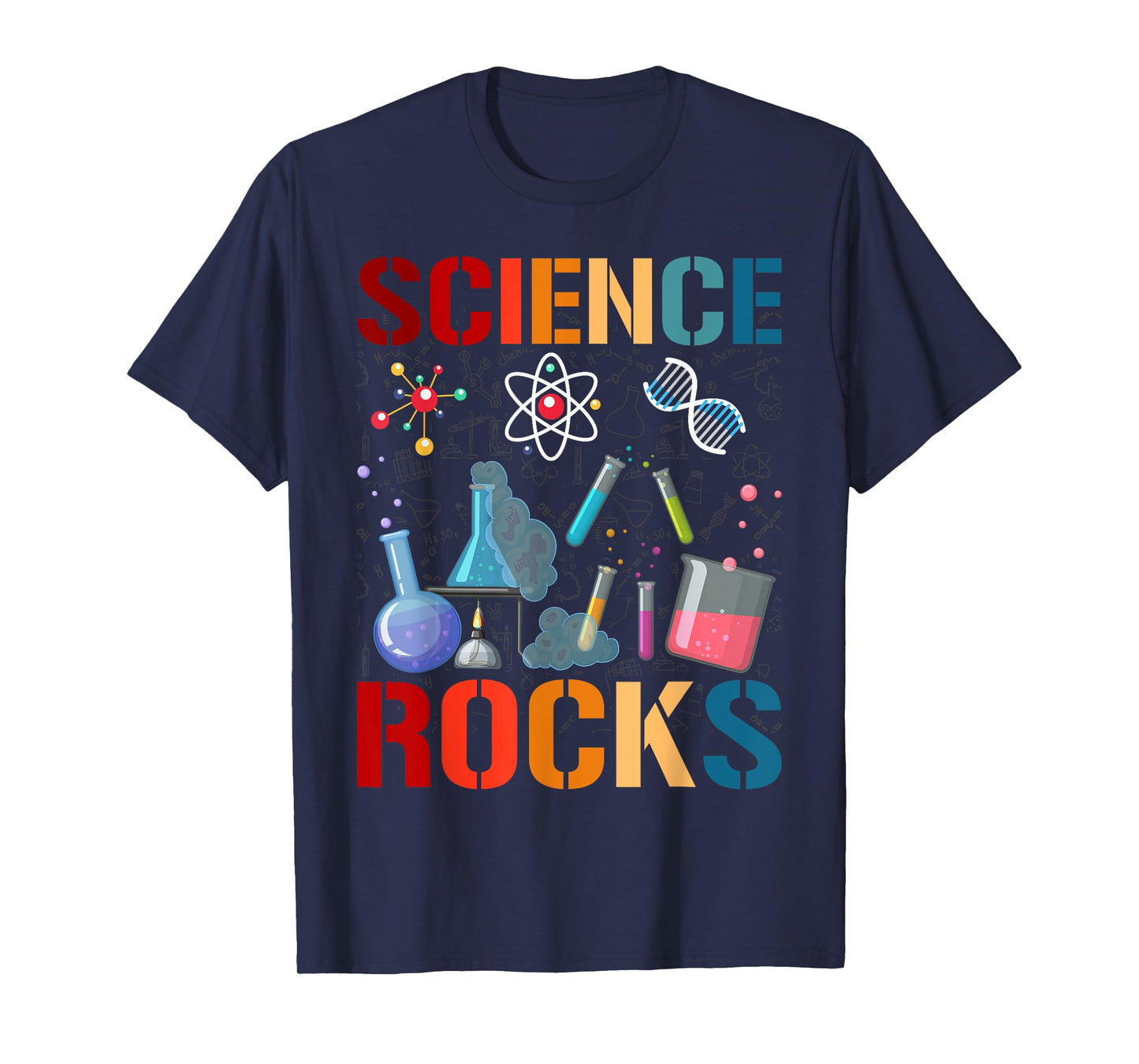 Science Rocks Biologist Chemistry Physics Teacher T-Shirt