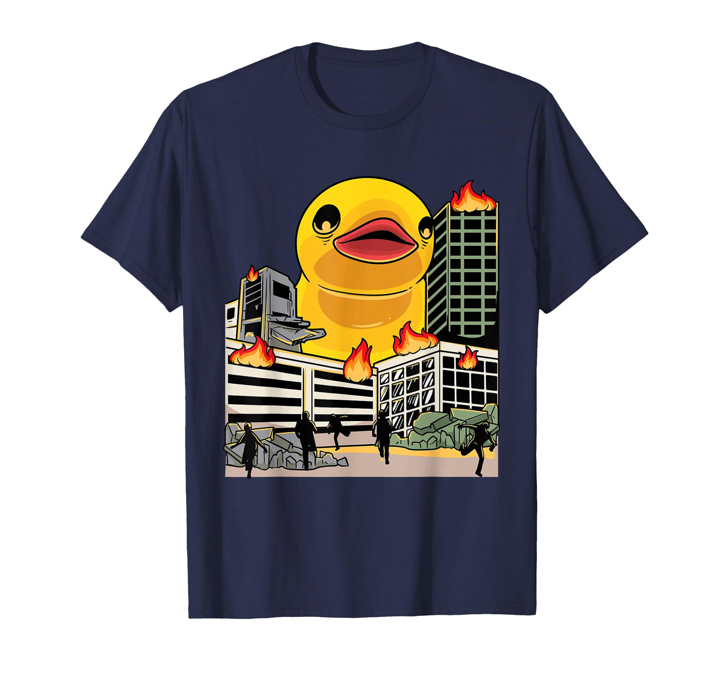 Funny Huge Rubber Duck Lover Kids T-Shirt