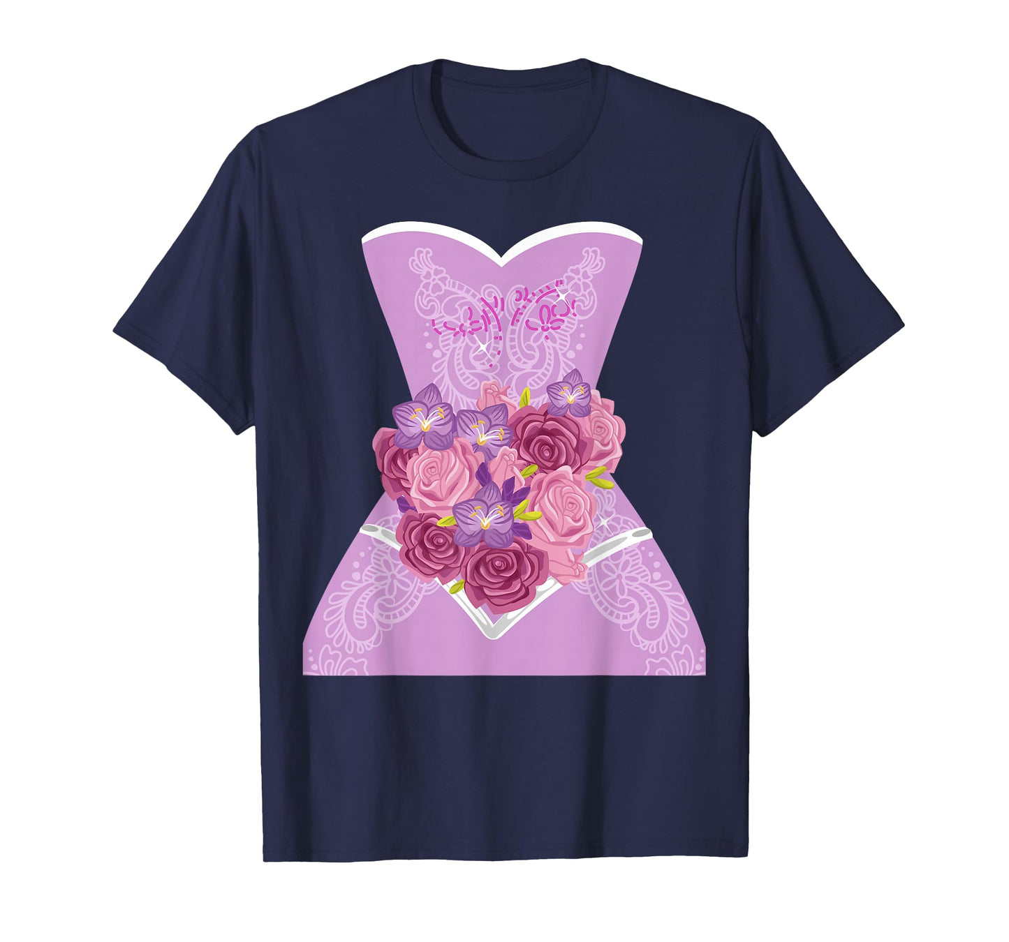 Simple Wedding Dress gift for Bridal Showers gift T-Shirt