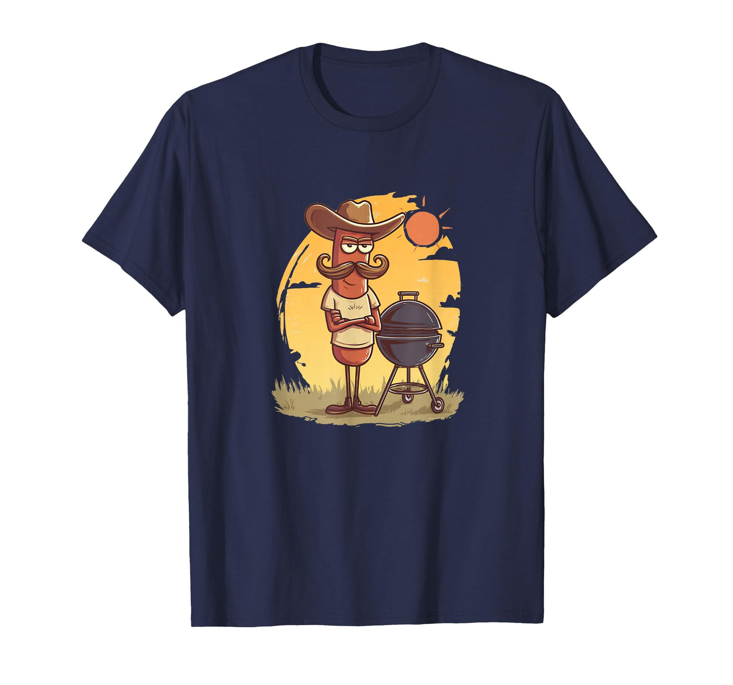 Funny Hotdog Weenie with Barbecue for Boys and Girls T-Shirt