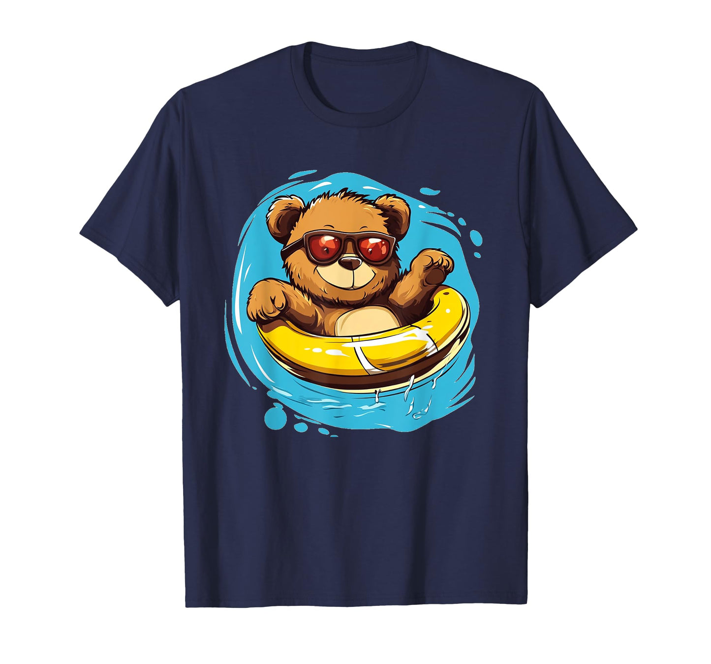 Floating Ring Teddy Bear Costume for Pool Lovers T-Shirt