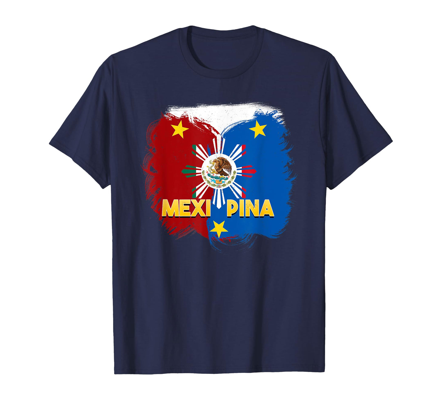 Philippines Mexico Filipina Proud Mexipina Mexican Flag T-Shirt