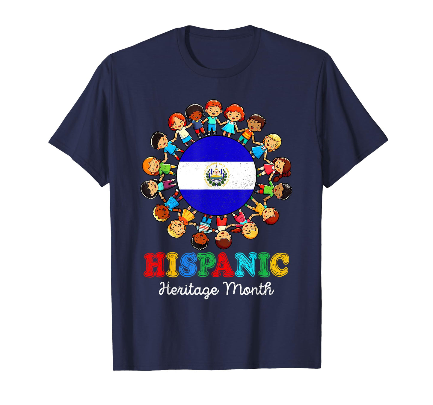 Hispanic Heritage Month El Salvador for Kid Boy Girl Toddler T-Shirt