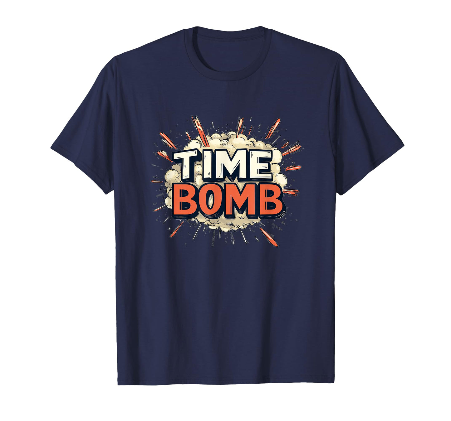 Funny Time Bomb Emblem T-Shirt