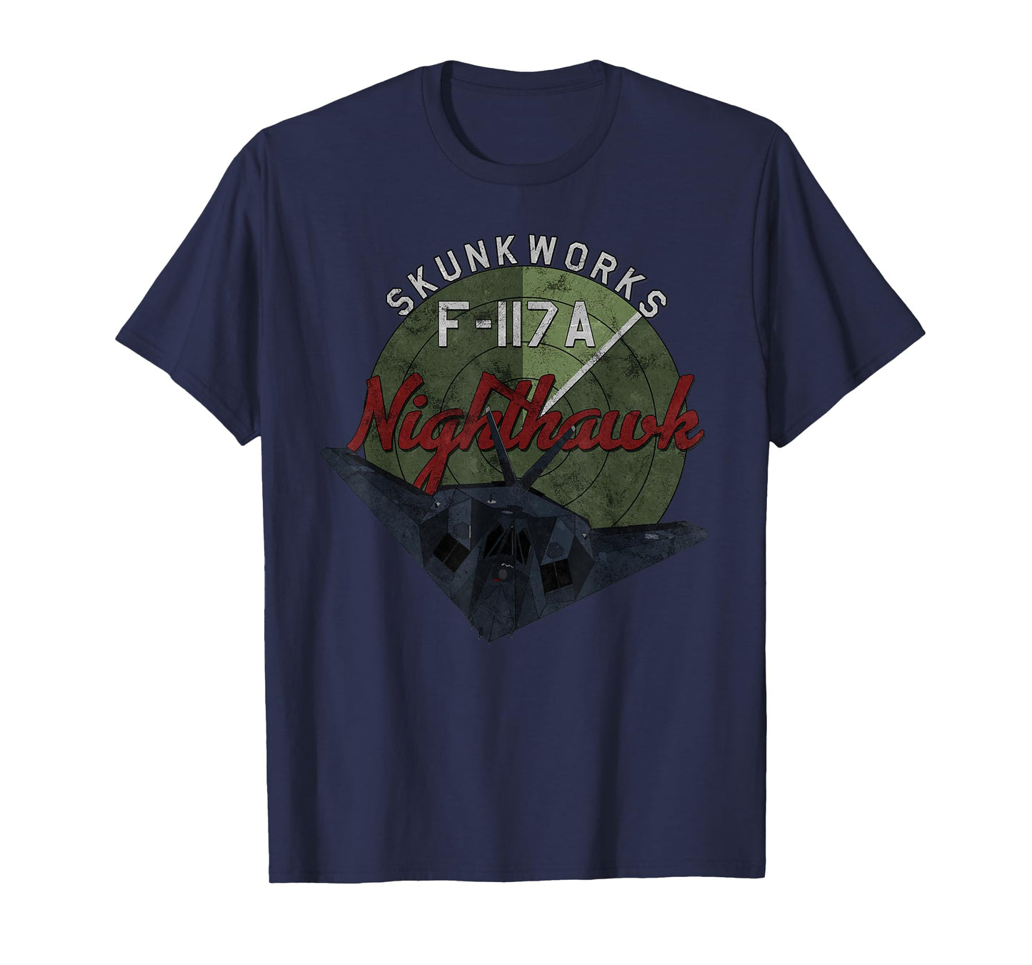 F-117 Nighthawk Stealth Airplane Vintage Distressed T-shirt T-Shirt