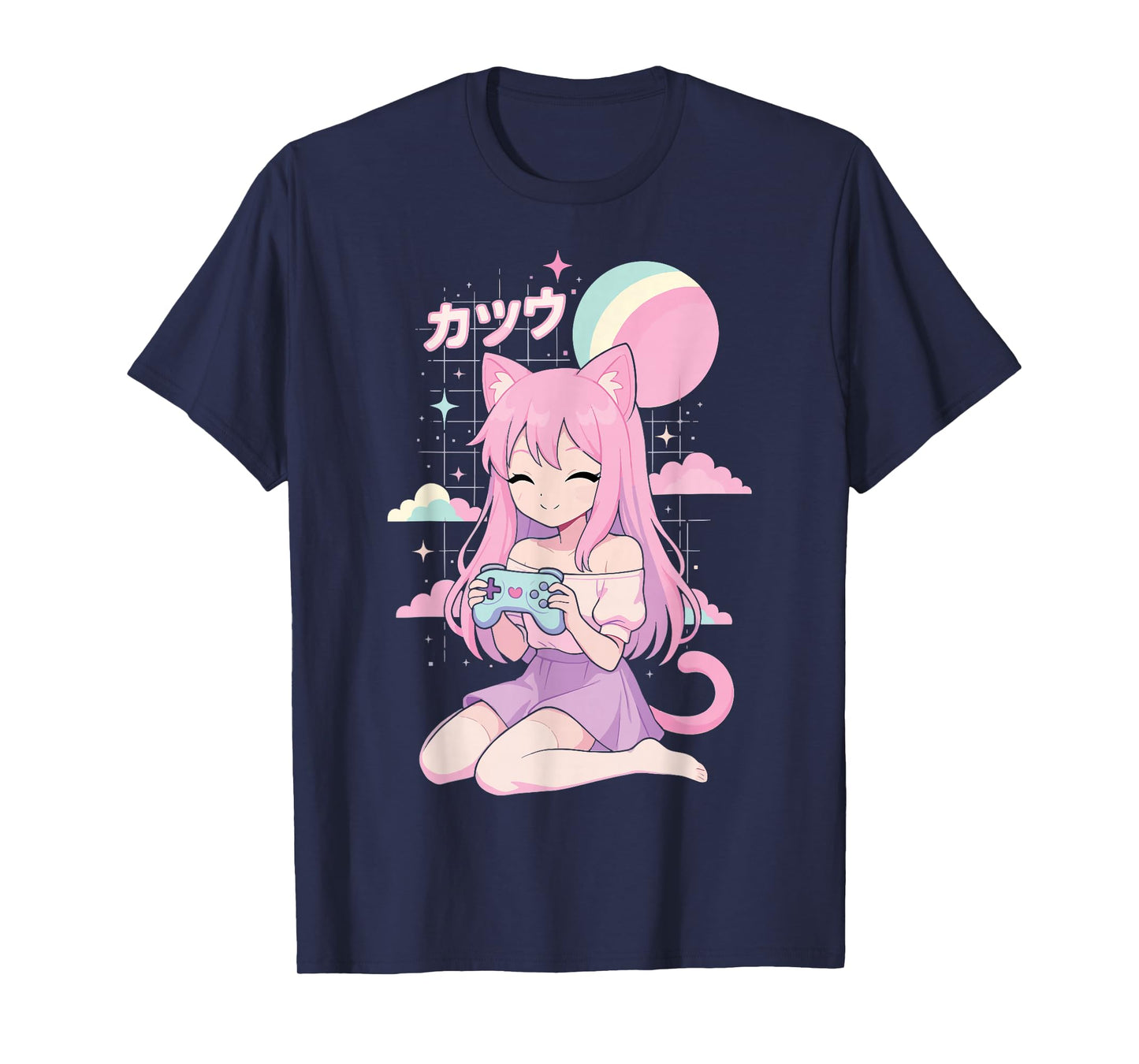 Anime Girl Gaming Kawaii Video Games T-Shirt