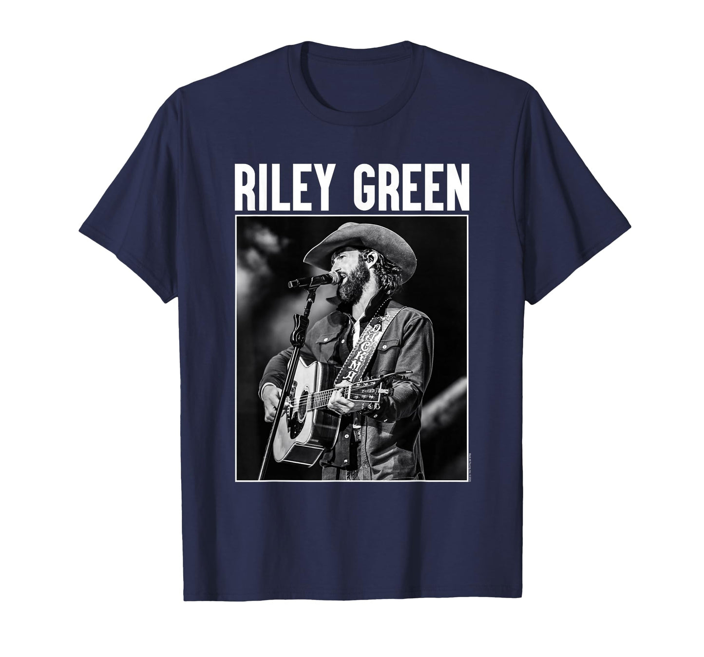 Riley Green Singing Greatest Hits Country Music Art T-Shirt