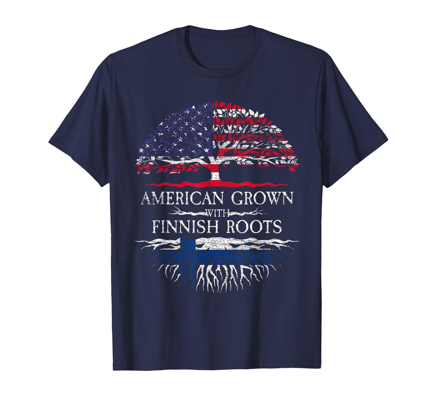 American Grown With Finnish Roots Finland T-Shirt