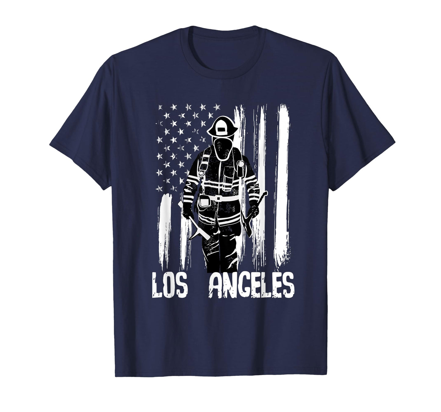 Los Angeles Firefighter Men Women Kids Gift Fireman T-Shirt