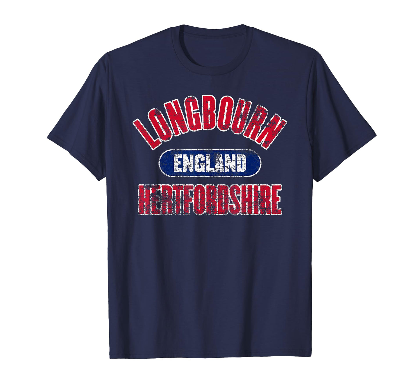 Longbourn Hertfordshire England Home of the Bennets Aged T-Shirt
