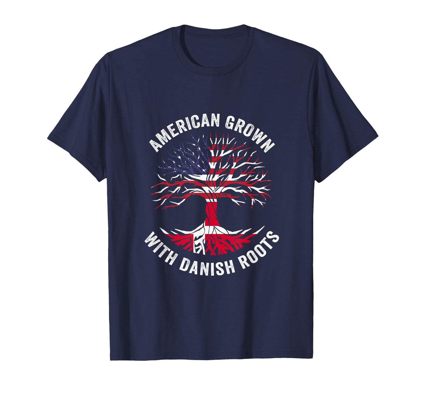 USA American Grown With Danish Roots Denmark T-Shirt