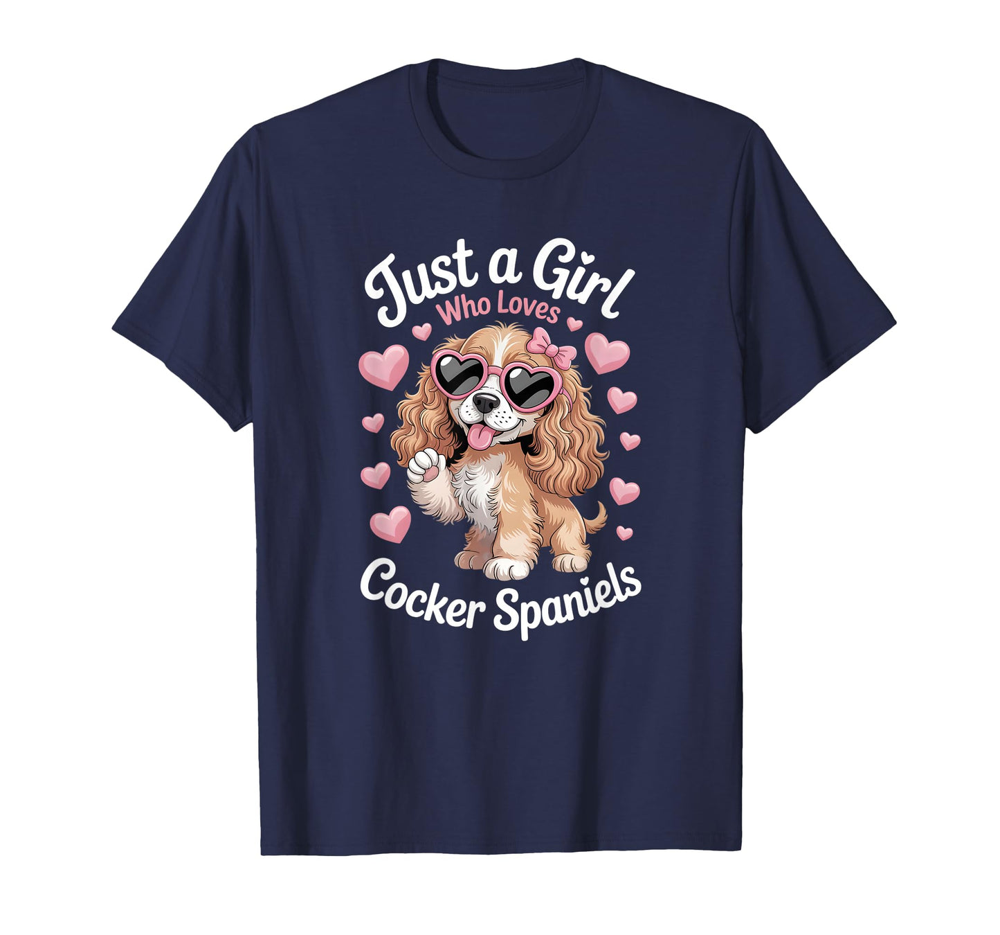 Girls Cocker Spaniel T-Shirt
