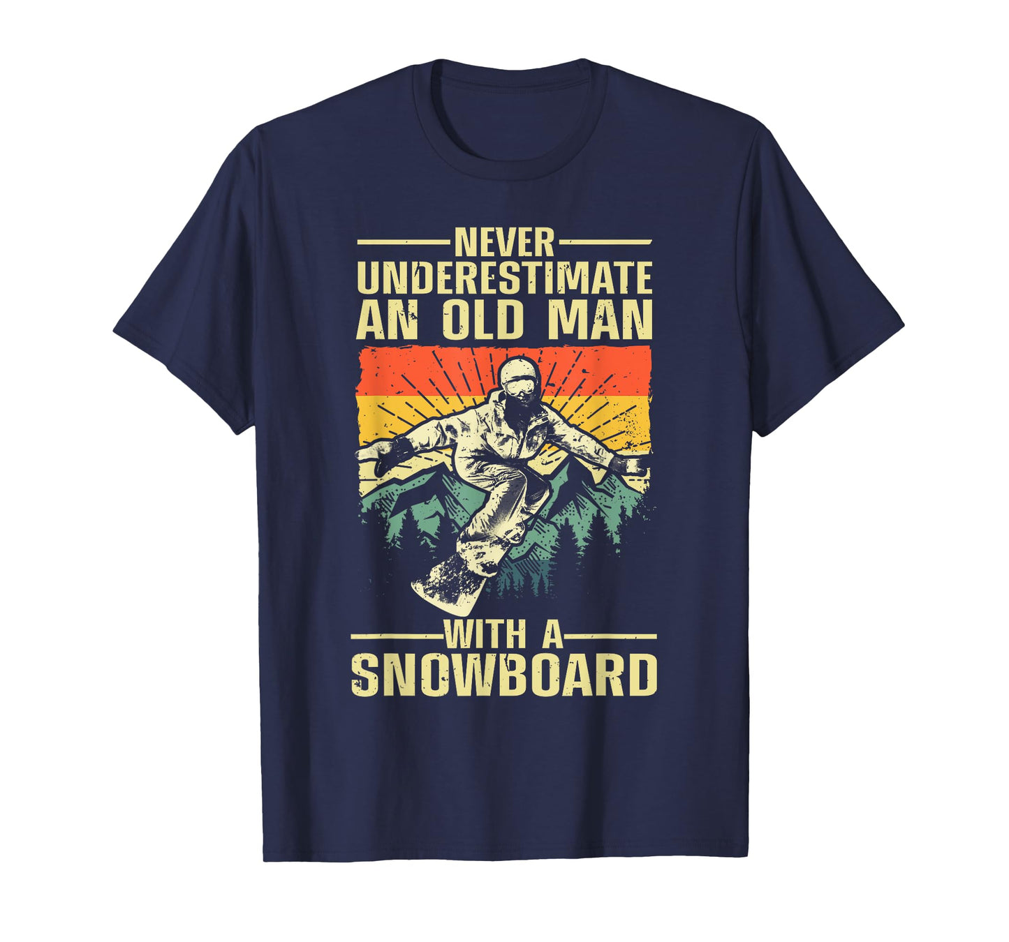 Cool Snowboard Art Men Women Skier Snowboarding Snowboarder T-Shirt