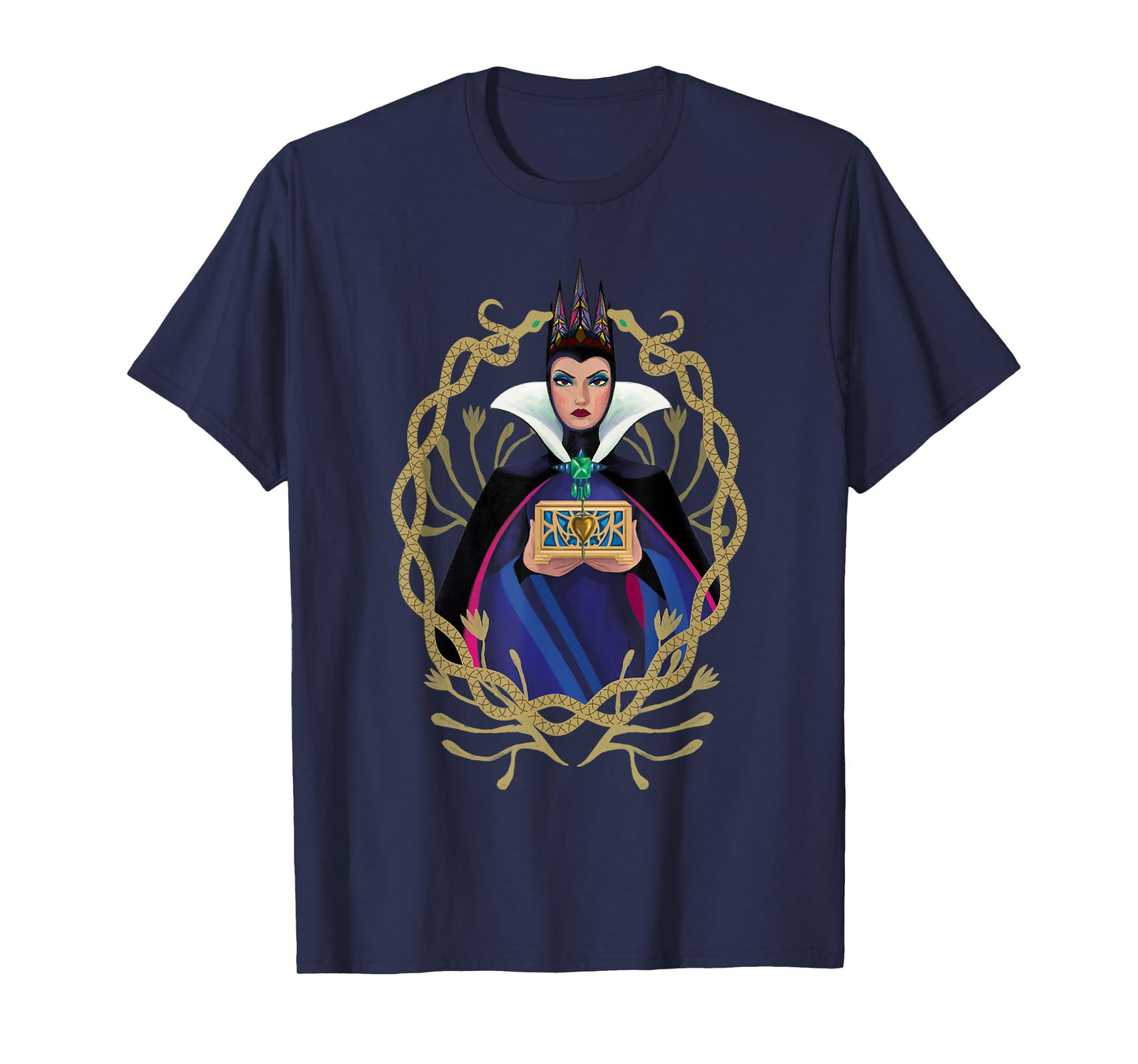 Disney Snow White Evil Queen Holding A Small Chest T-Shirt