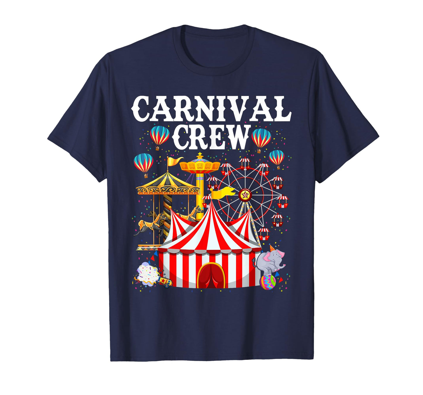 Carnival Crew for Birthday Theme Party Matching Family T-Shirt