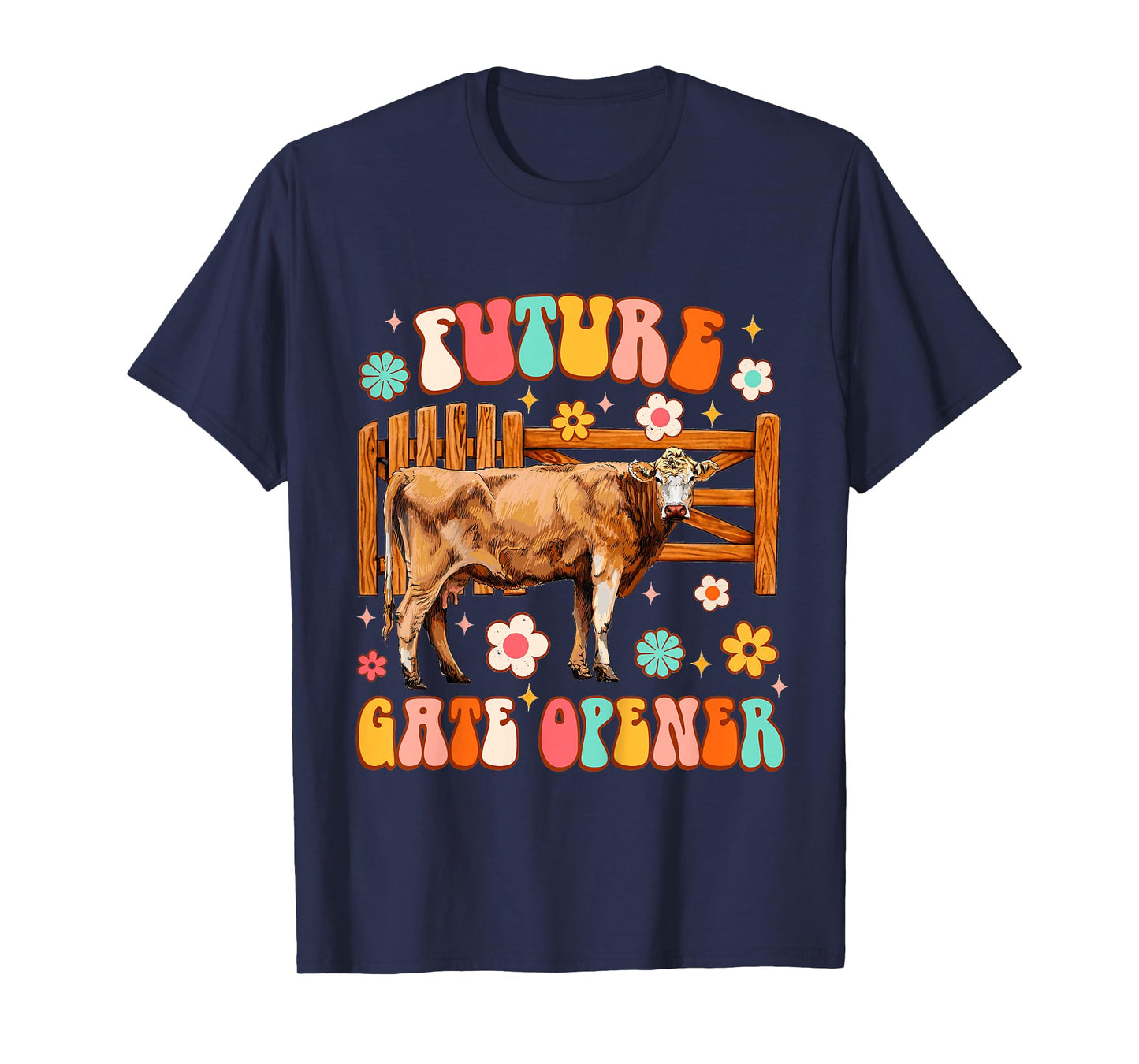 Kids Farmer Baby Country Farm Life Western Future Gate Opener T-Shirt