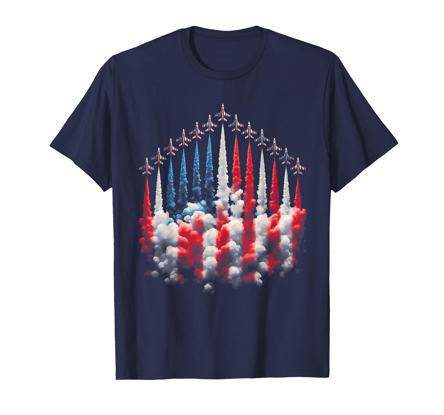 4th Of July Jet American Flag Patriotic USA for Men Boys T-Shirt