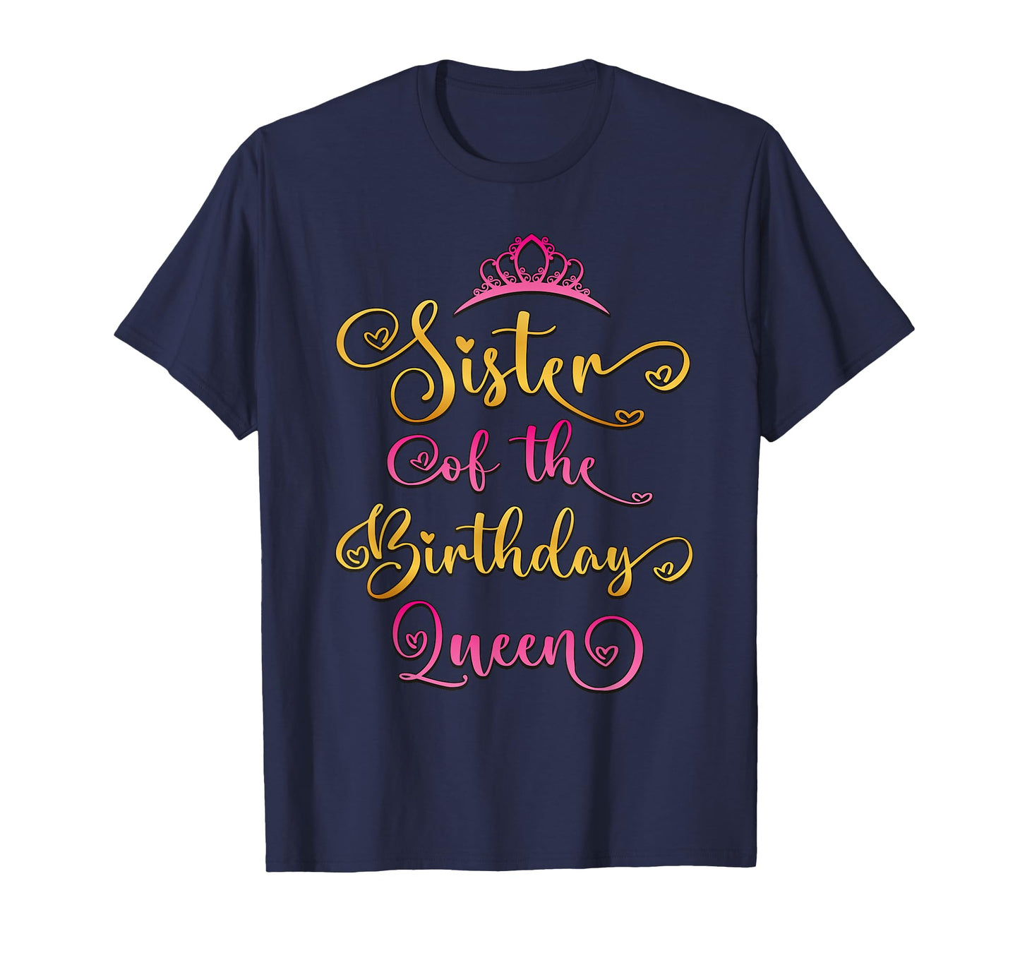 Sister Of The Birthday Queen Bday Party T-Shirt