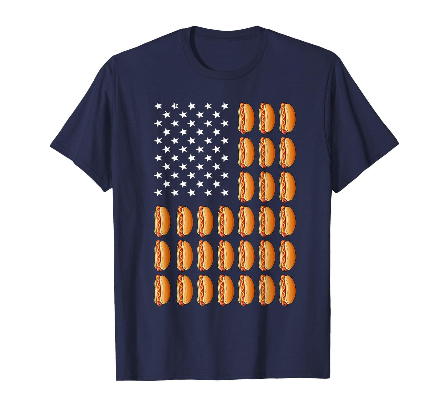 Funny Hot Dog Design for Men Women Kids Food Hotdog Lovers T-Shirt