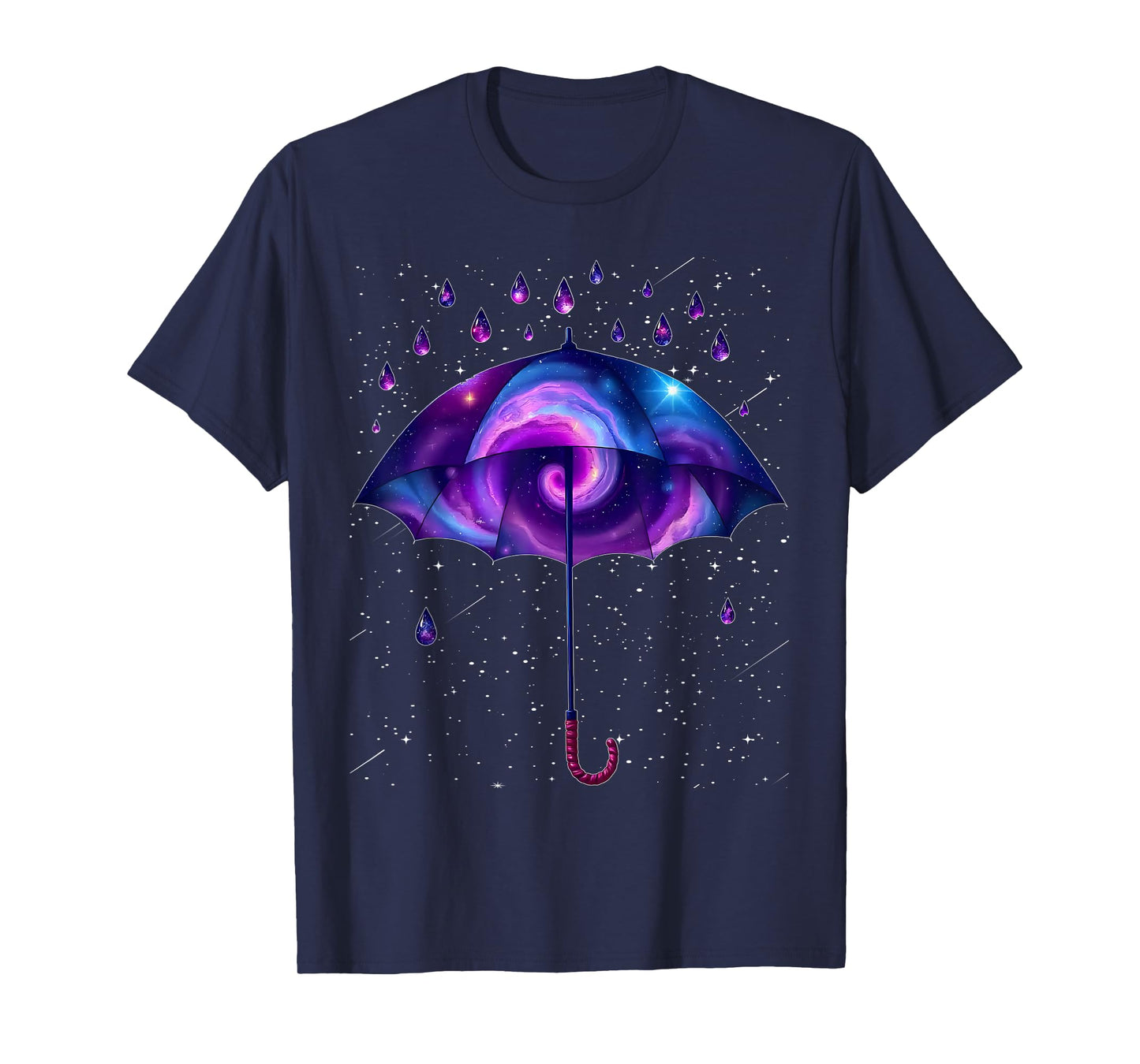 Rain Purple Umbrella For Violet Favorite Color T-Shirt