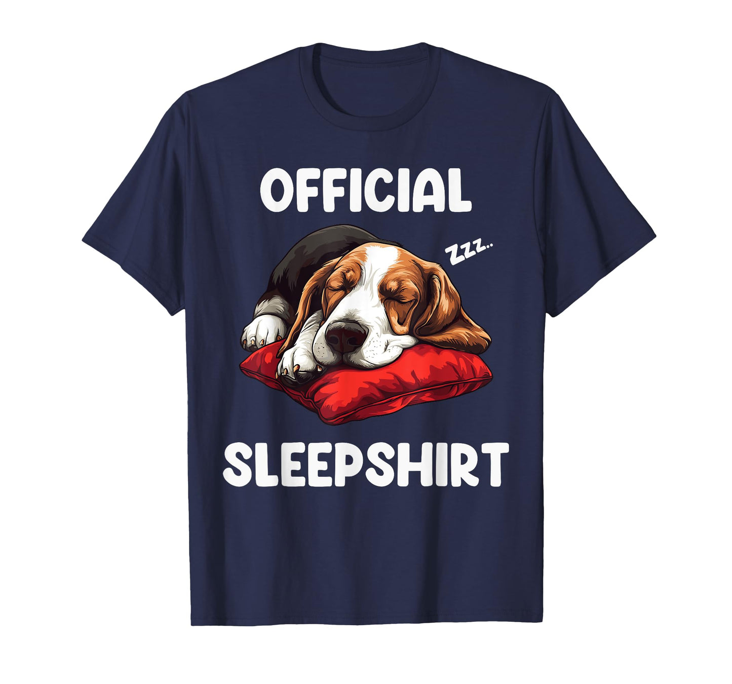 Official Basset Hound Sleepshirt Dog Lover Pajama Sleepwear T-Shirt for Men Women Kids