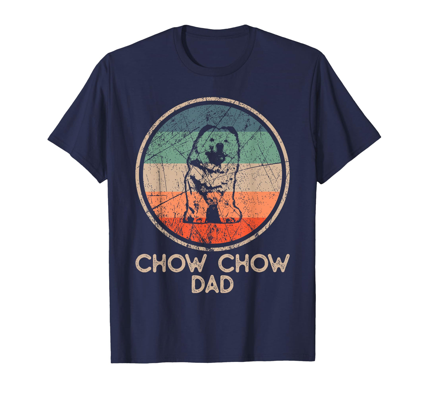 Chow Chow Dog - Vintage Chow Chow Dad T-Shirt for Men Women