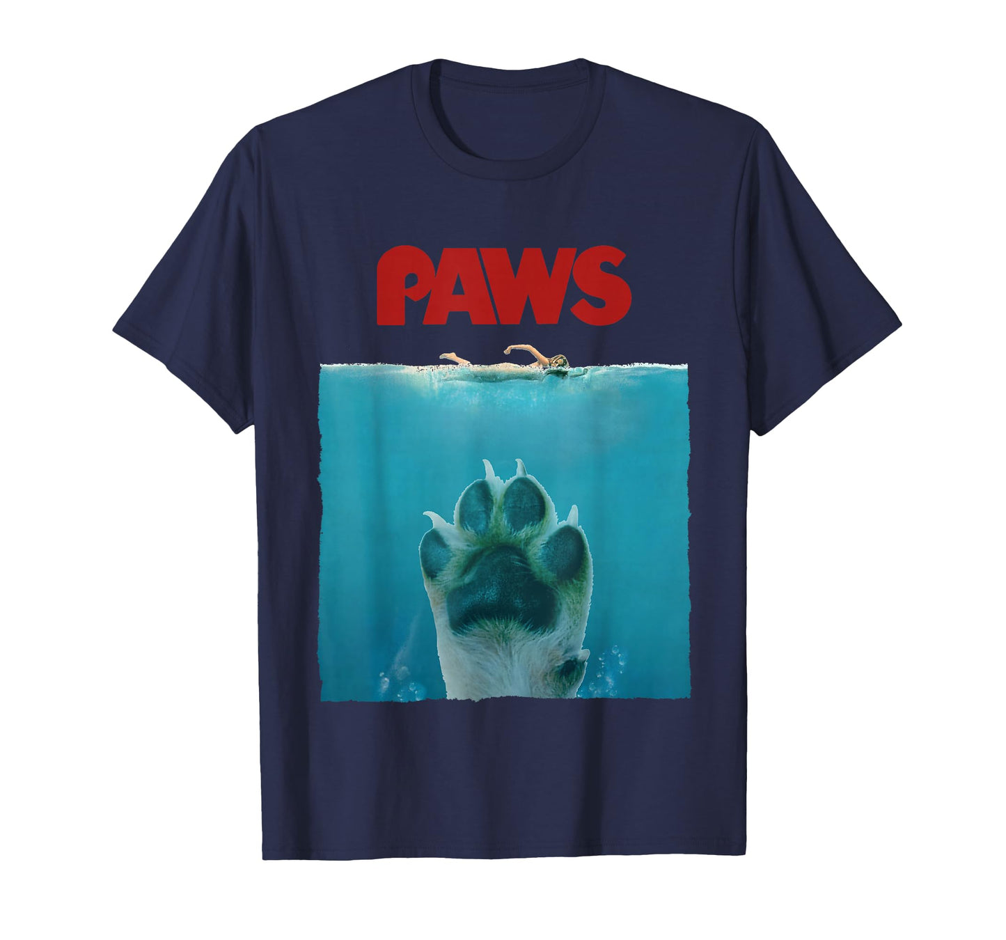 Funny & Awesome Paws Movie Parody Dog T-Shirt