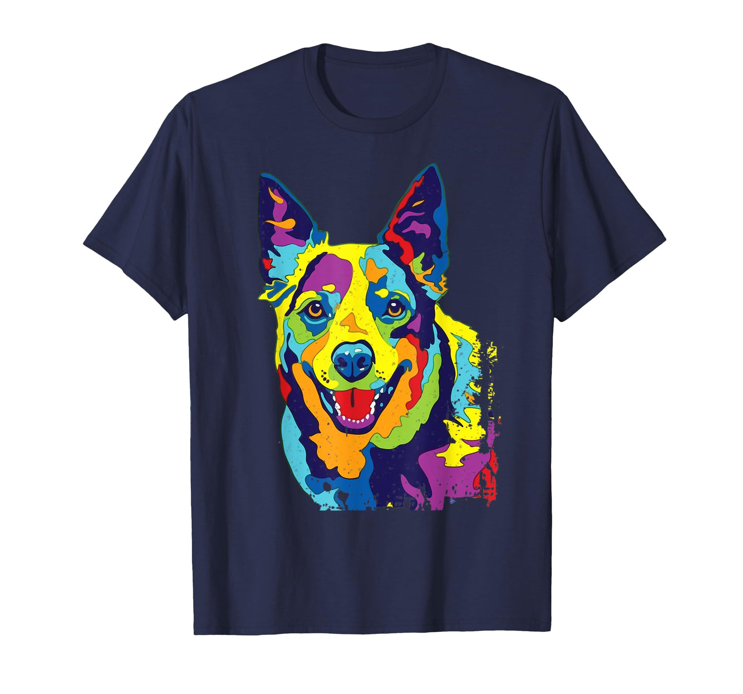 Cattle Dog Shirt Funny Australian Cattle Dog Pop-Art Shirt T-Shirt for Men Women Girls Kids