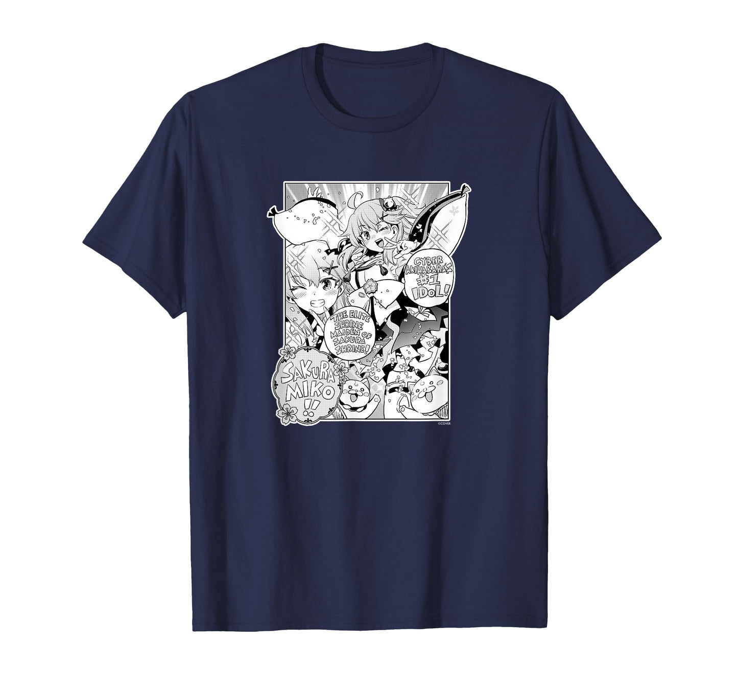 〈Sakura Miko〉Yamato Phantasia Manga Panel (English) T-Shirt