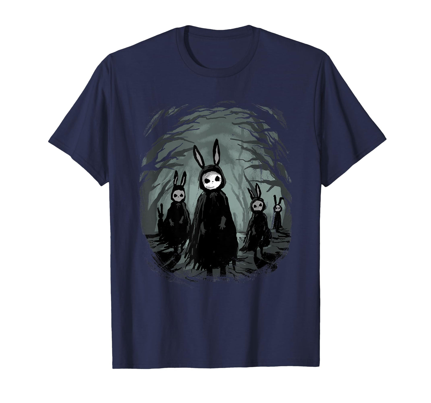 Gothic Shirt Creepy Bunny Goth Rabbit Evil Bunnies Weirdcore T-Shirt