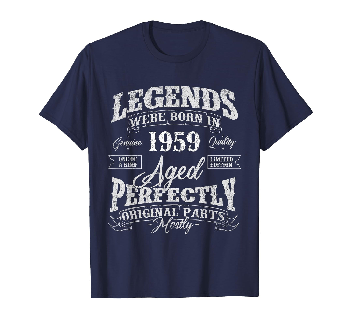 Legends Were Born In 1959 Year Of Birth Birthday T-Shirt