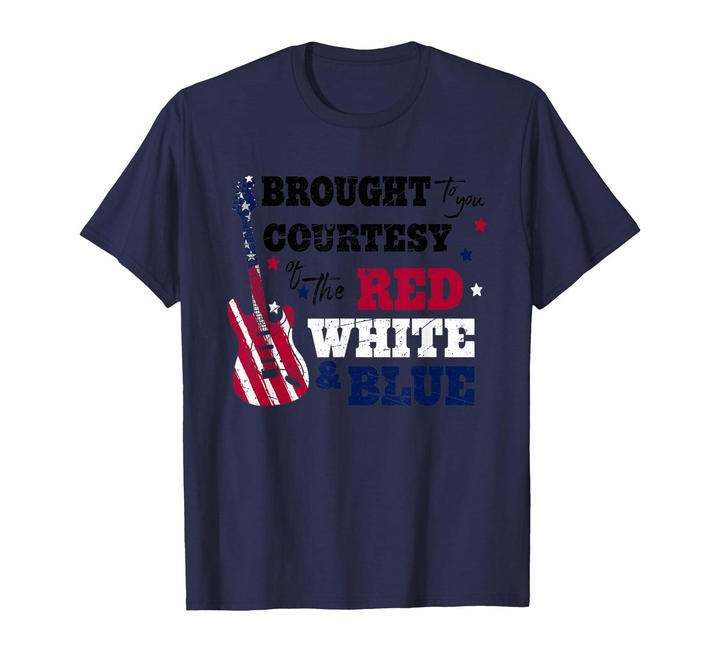 Courtesy Of The Red White And Blue, Western Country Music T-Shirt