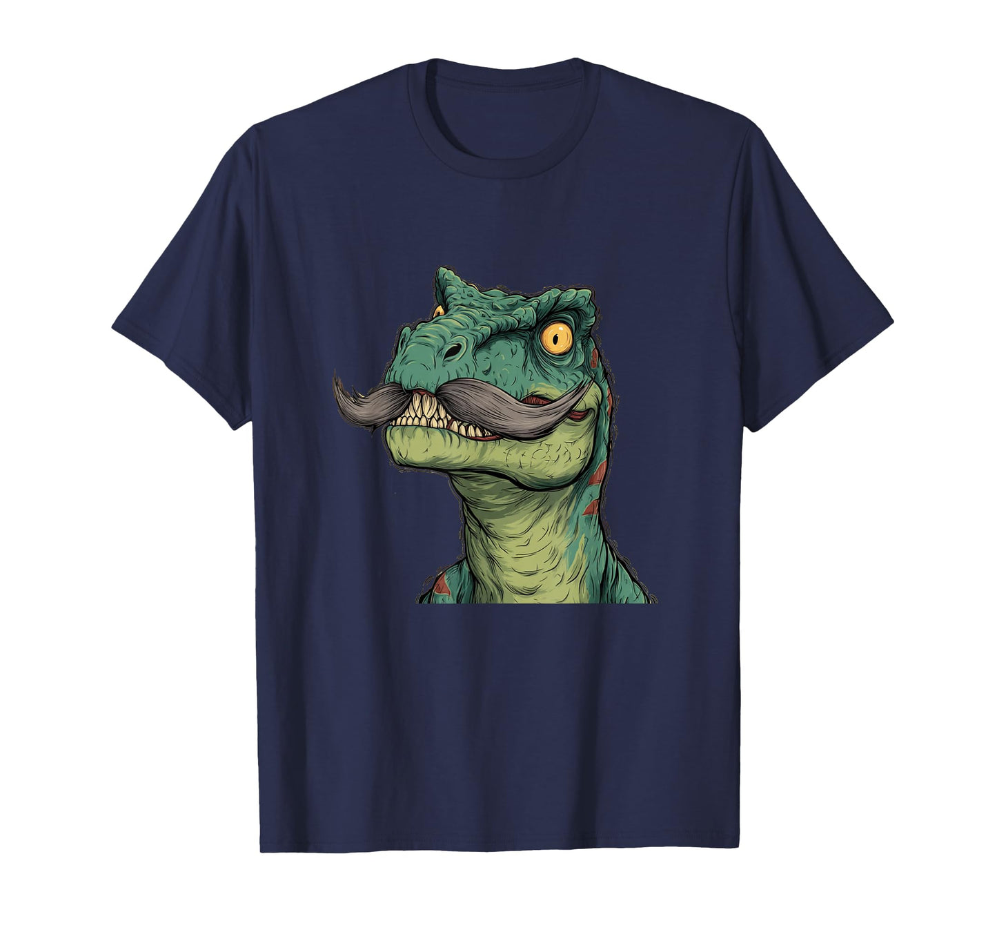 Dinosaur Mustache Look for Boys and Girls T-Shirt