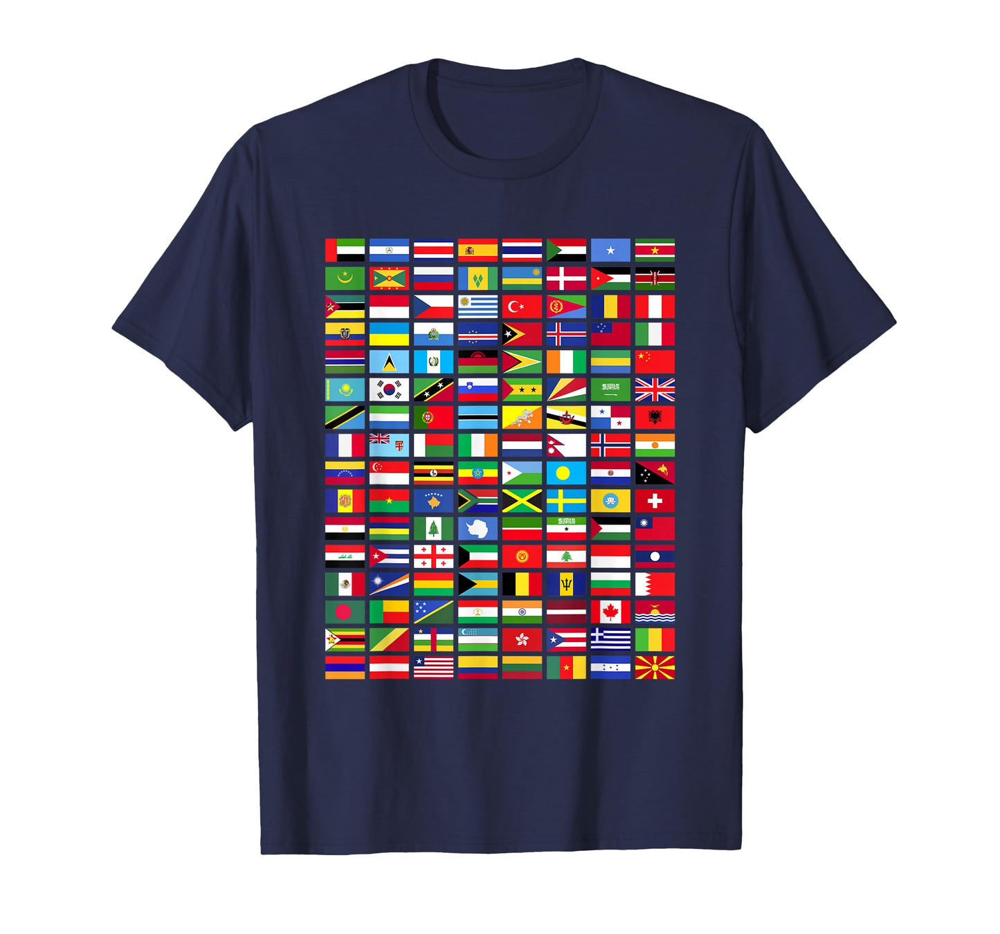 All Countries Flags Of The World 287 Flag International T-Shirt
