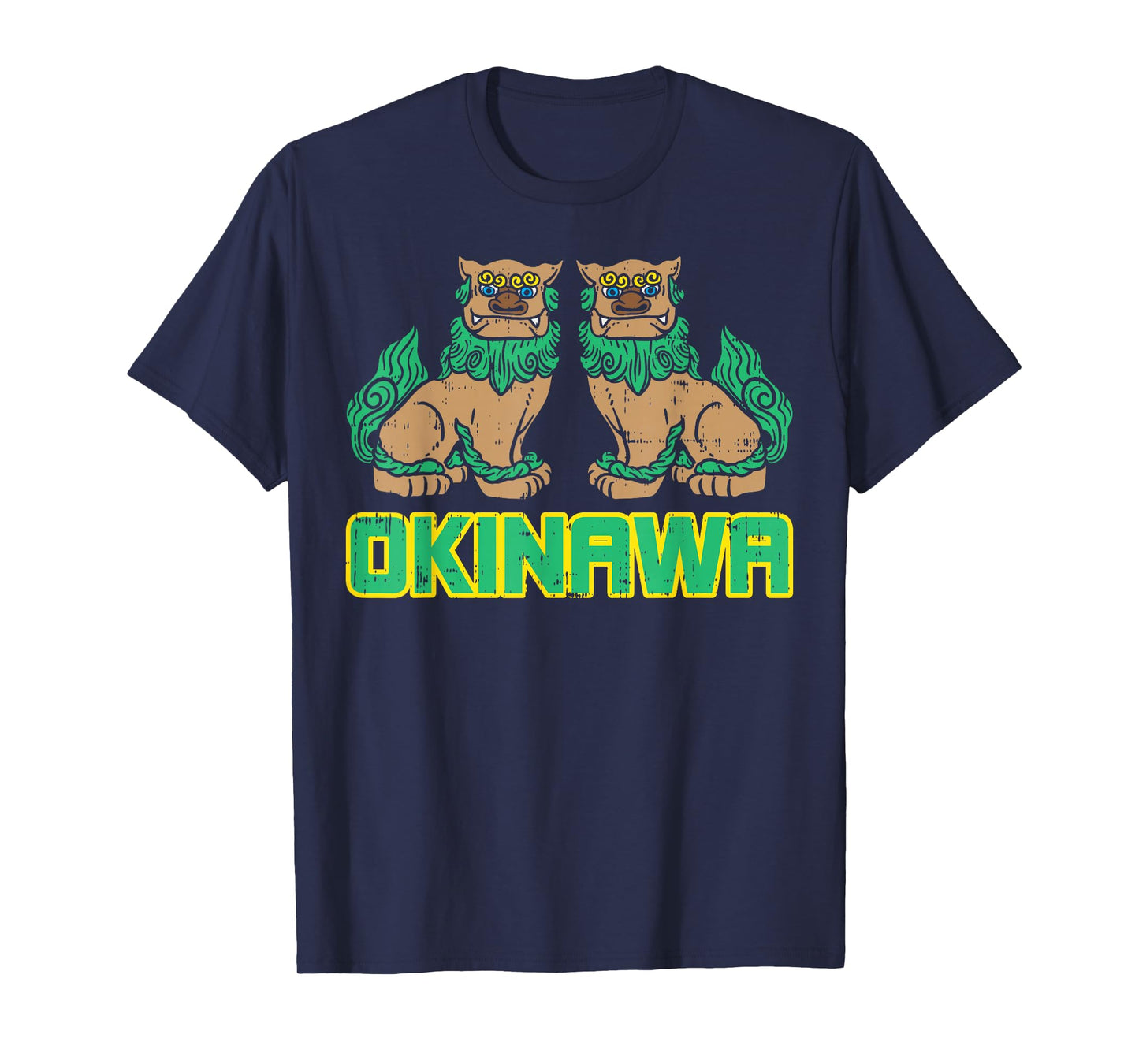 Okinawa Guardian Lion Shisa Japan Japanese Martial Arts Gift T-Shirt