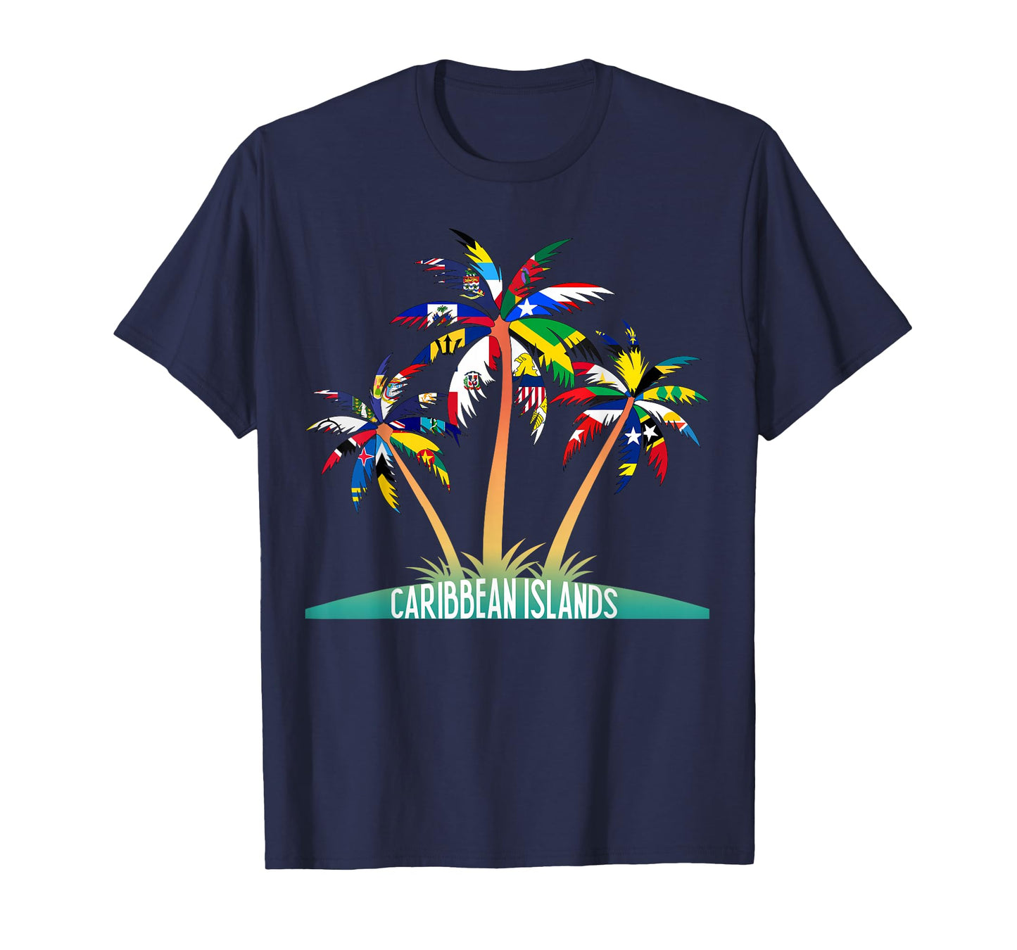 Caribbean Islands Flags, West Indies Flags T-Shirt